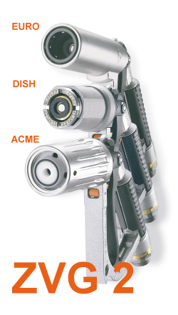 Set Adapter M22 Acme + Dish + Bajonett + Euro Nozzle LPG