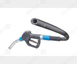 Slimline hose assembly, section view