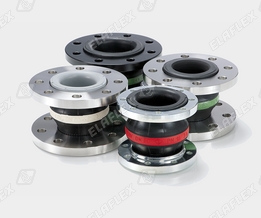 ERV Rubber Expansion Joints with different flange types / flange materials