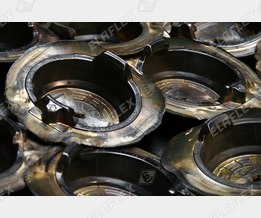 Hot stamping process, production TW coupling parts