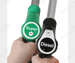 Fuel Grade Identification to EN 16942 standard, direct print on product badges for ZVA Nozzles