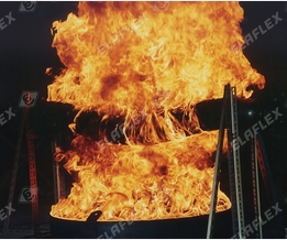 Test Flammbeständigkeit Schlauch