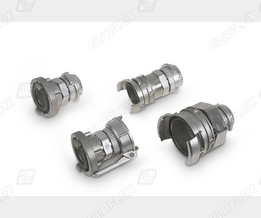 Adapter-Kupplungen für "GW-G" (Gerätewagen Gefahrgut der Feuerwehr) nach DIN 14555-12: