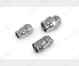 Adapter-Kupplungen für "GW-G" (Gerätewagen Gefahrgut der Feuerwehr) nach DIN 14555-12: