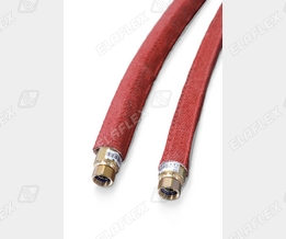 Fire-resistant cover for hoses