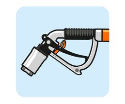 Icon / Clipart<br />LPG nozzle, DISH coupling