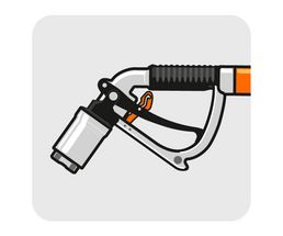 Icon / Clipart<br />LPG nozzle, DISH coupling