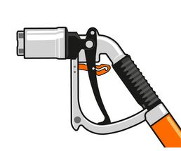 Icon / Clipart<br />LPG nozzle, DISH coupling