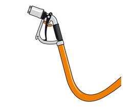 Icon / Clipart<br />LPG nozzle, DISH coupling