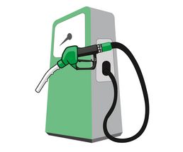 Icon / Clipart<br />Tankstelle Zapfsäule & Zapfventil (grün)