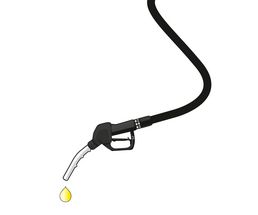 Icon / Clipart<br />Petrol Station Nozzle & Hose Drop