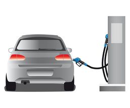 Icon / Clipart<br />Tankstelle Zapfventil & Schlauch Tanken