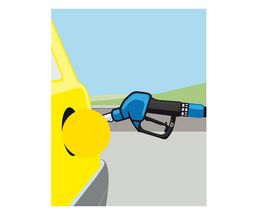 Icon / Clipart<br />Petrol Station Nozzle & Hose Tanken