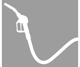 Icon / Clipart<br />Petrol Station Nozzle & Hose Silhouette