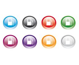 Icon/ Web<br />Dispenser Pump & Nozzle, Badges (Colours)