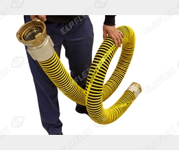 Lightweight Gravity Discharge Road Tanker Hose LG 4"