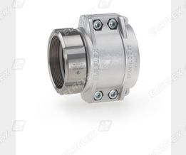 M 63 2½" SS, TD 76/63 PTFE, Spannloc SC 63 Al