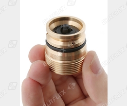 Quality in the detail: valve assembly of a ZVA Slimline 2 petrol station nozzle
