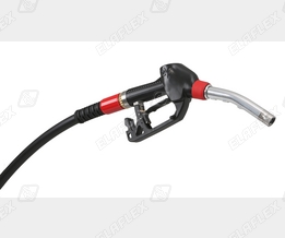 ZVA Slimline 2, guard no. 8D, black scuffguard, red product sleeve, SL 16 hose assembly with red colour sleeve