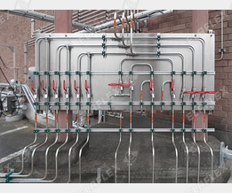Oasis 'Priority Panel' with ball valves for CNG refuelling plants