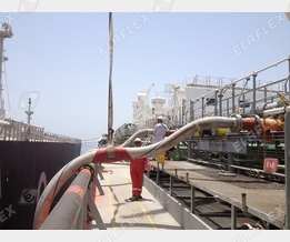 LPG Flüssiggas Schiff-zu-Schiff Be-/Entladung