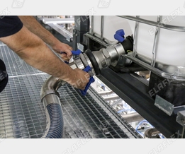 IBC connection with reducer RS S100x3" SS