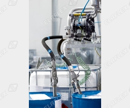 Drum unloading chemical industry