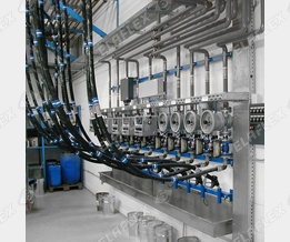 Filling of chemicals with nozzles