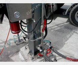 Oasis BV708, 1" ball valve / isolation valve, CNG fill post for trailer loading with HC200 Quick Coupler