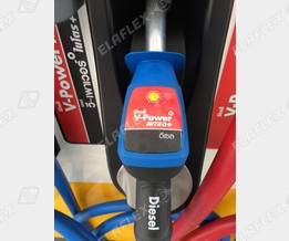 ZVA Slimline 2 nozzles special version, Slimline dispensing hoses blue / red