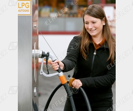 LPG Autogas Zapfsäule, ZVG 2 ACME Zapfventil, LPG 16 Zapfschlauch