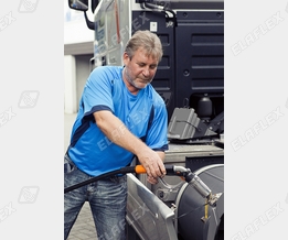 LKW-Betankung mit LPG (Flüssiggas, Autogas)