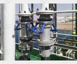 Offshore FSRU (Floating Regasification Unit), Anschluss Gasoil Sludge und Seewasser