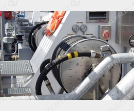 Ship bunkering loading and unloading, Hose Reels, HD hose, ZV 500