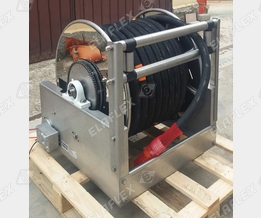 Tankwagen-Schlauchtrommel, made by Elaflex Italia