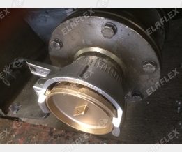 MK 80-90 SS; MK coupling stainless steel with bent lever 90°