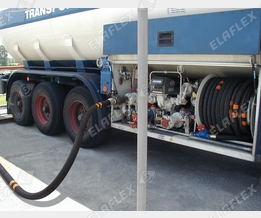 Flüssiggas-Entladung Tankwagen