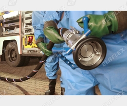 GW-G Gerätewagen Gefahrgut mit Elaflon PTFE Universalschlauchleitung, DDC-Trockenkupplung
