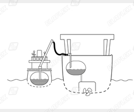 Marine bunkering and cargo hoses