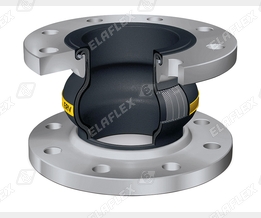 Section view ERV-G Rubber Expansion Joint